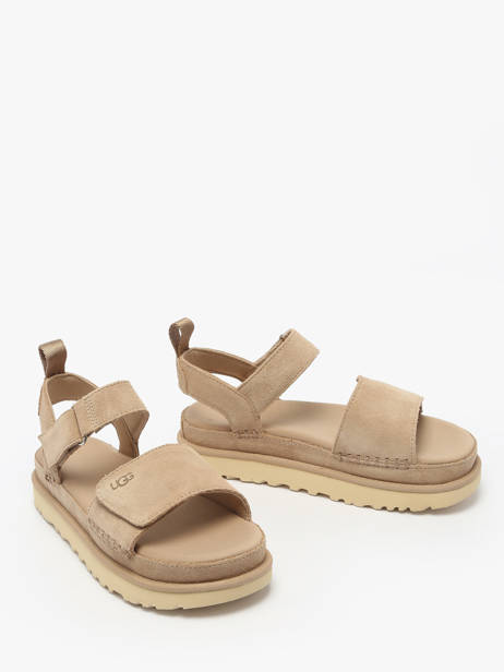 Sandalen Uit Leder Ugg Beige women 1136783 ander zicht 1